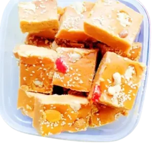 বাদাম ময় স্পেশাল খেজুরের  শাহী সফট চকলেট গুড় -১ কেজি